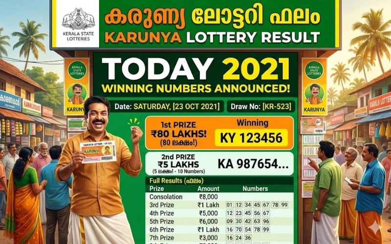 karunya lottery result today 2021 at Satta Matka featured image